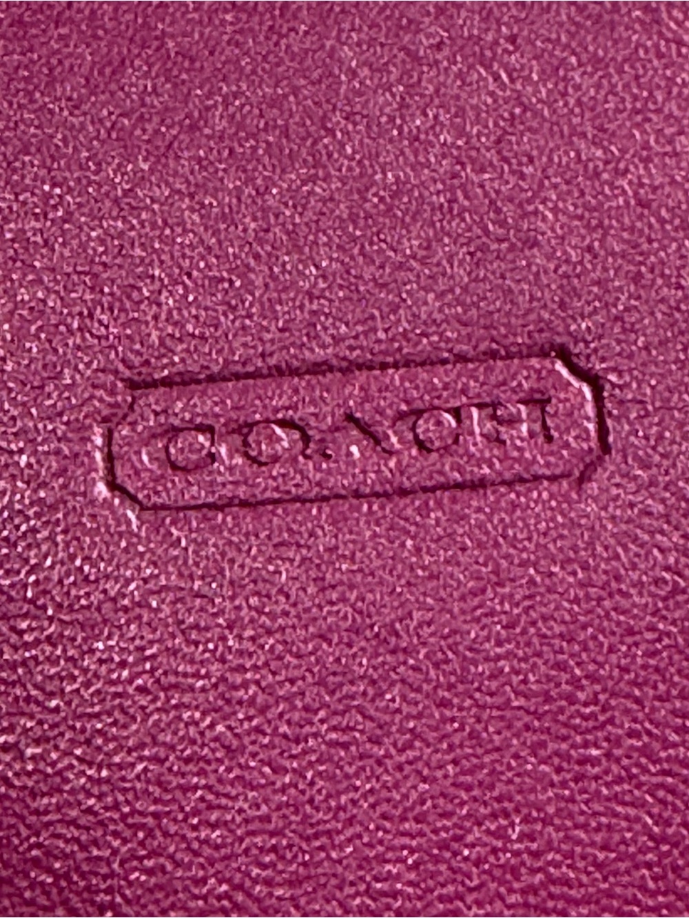Coach Photo Frame Magenta & Purple Heart Keychain Charm Y2K - Picture 5 of 6